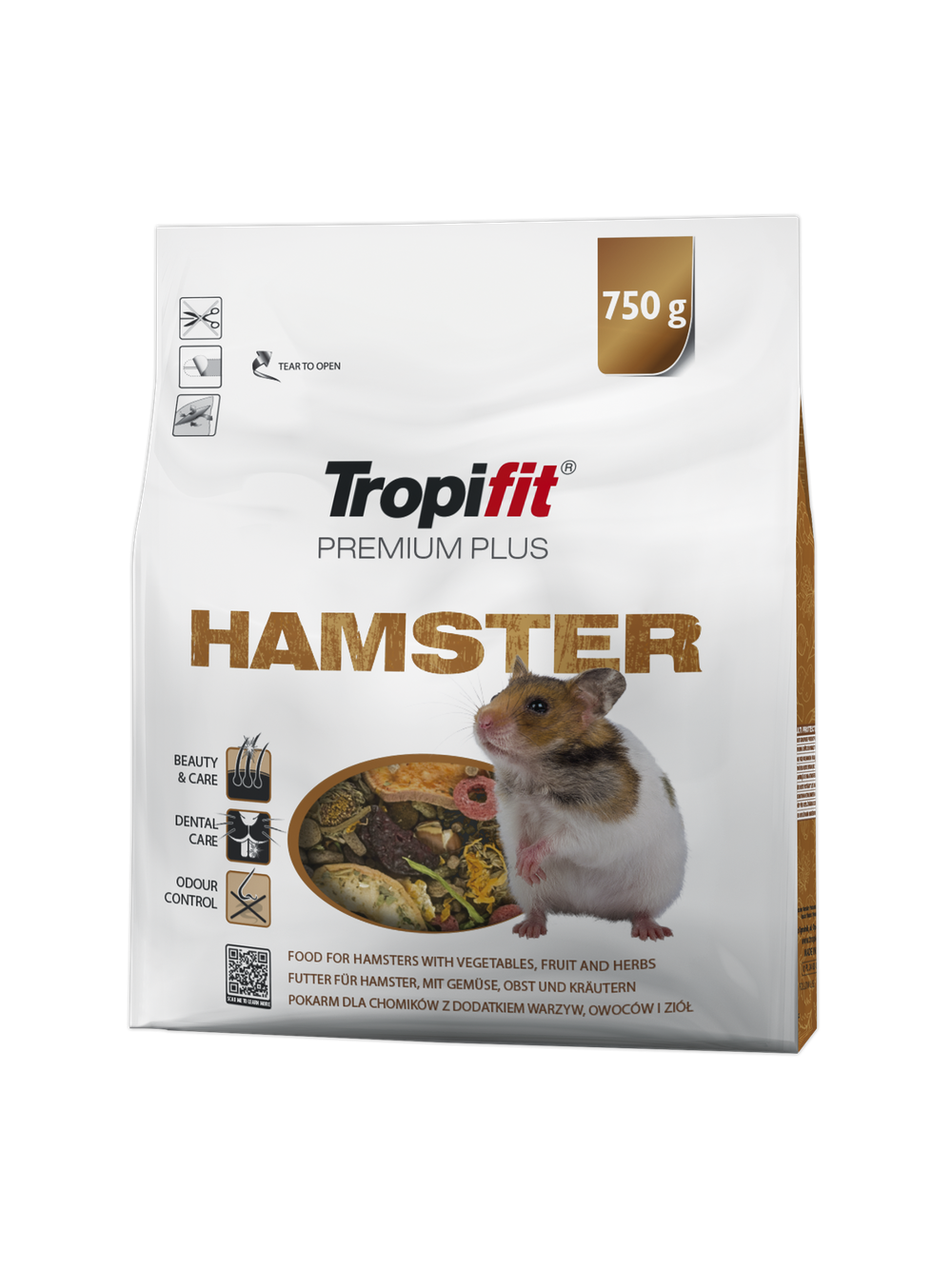 TROPIFIT Premium Plus HAMSTER 750g - dla chomika