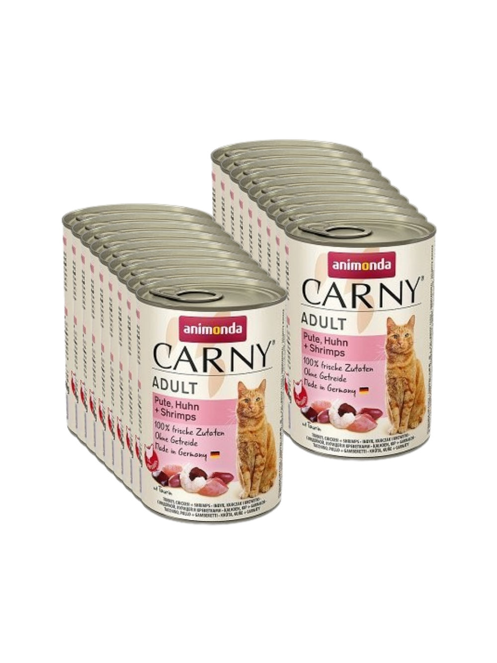 ANIMONDA Cat Carny Adult smak:wołowina,indyk i krewetki 18x400g