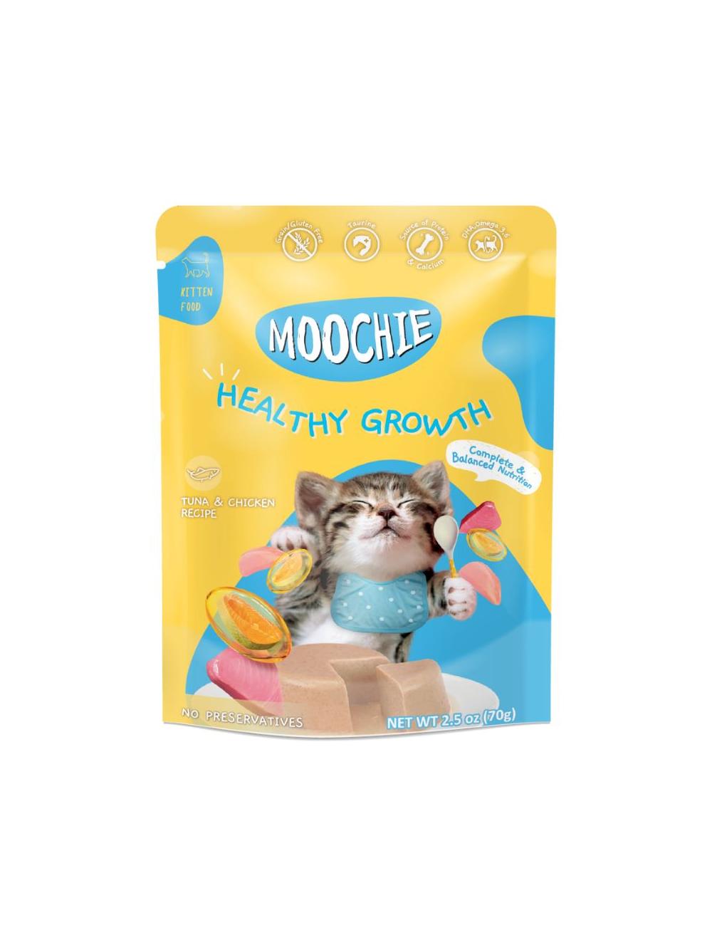 MOOCHIE KITTEN Healthy Growth Tuna & Chicken 70g zdrowy wzrost