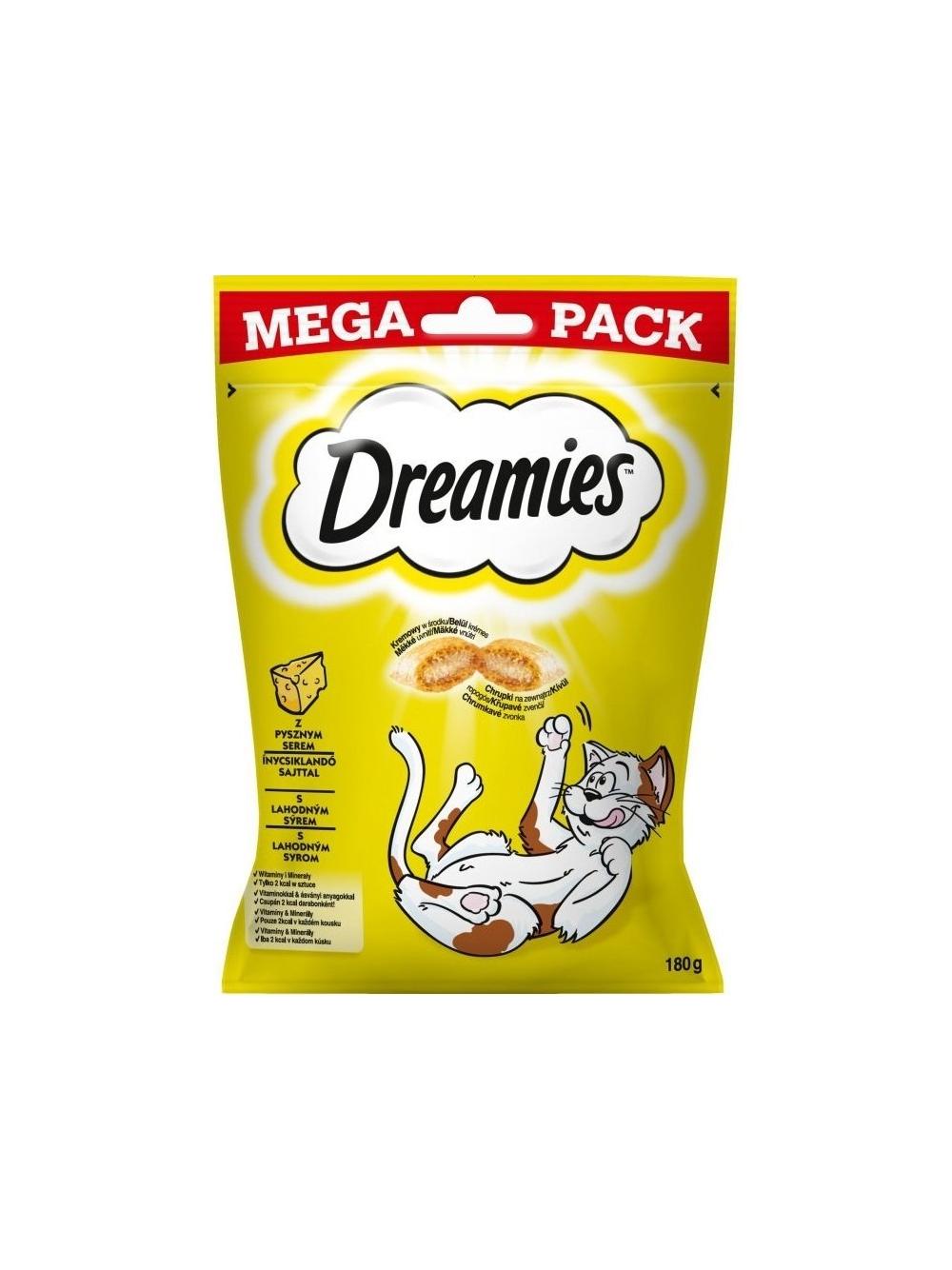 DREAMIES Mega Pack 4x180g - przysmak dla kota z pysznym serem
