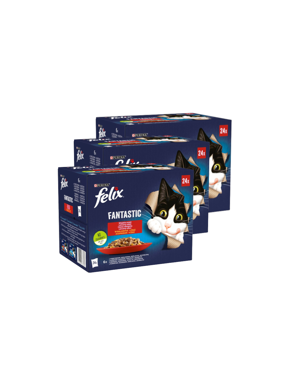 FELIX Fantastic Wiejskie Smaki w galaretce: 72x85g