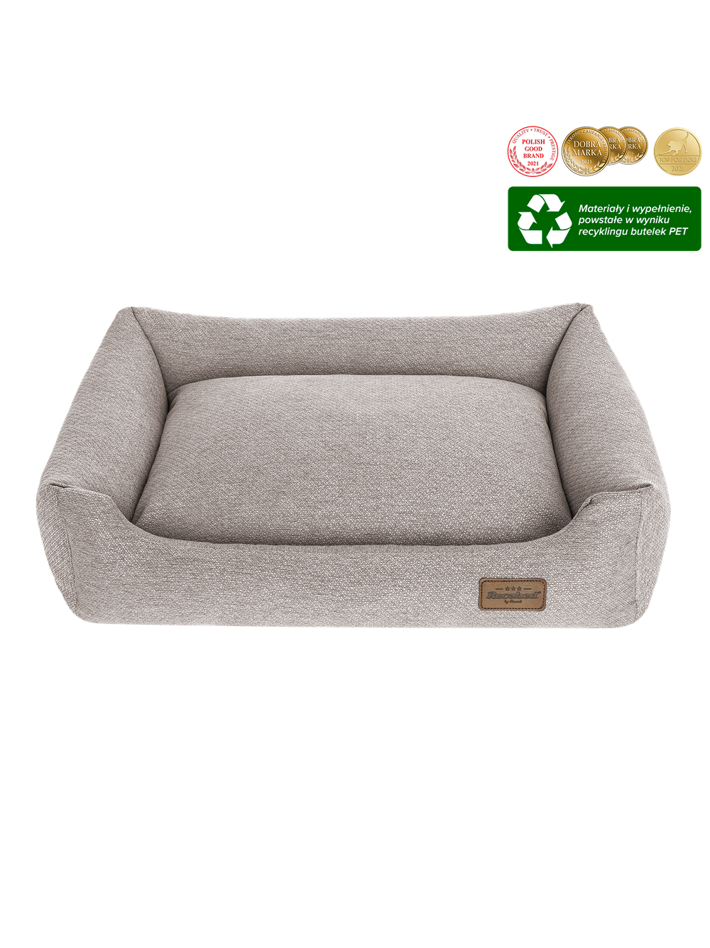 RECOBED Kanapa Harmony jasny brąz M 80x65cm