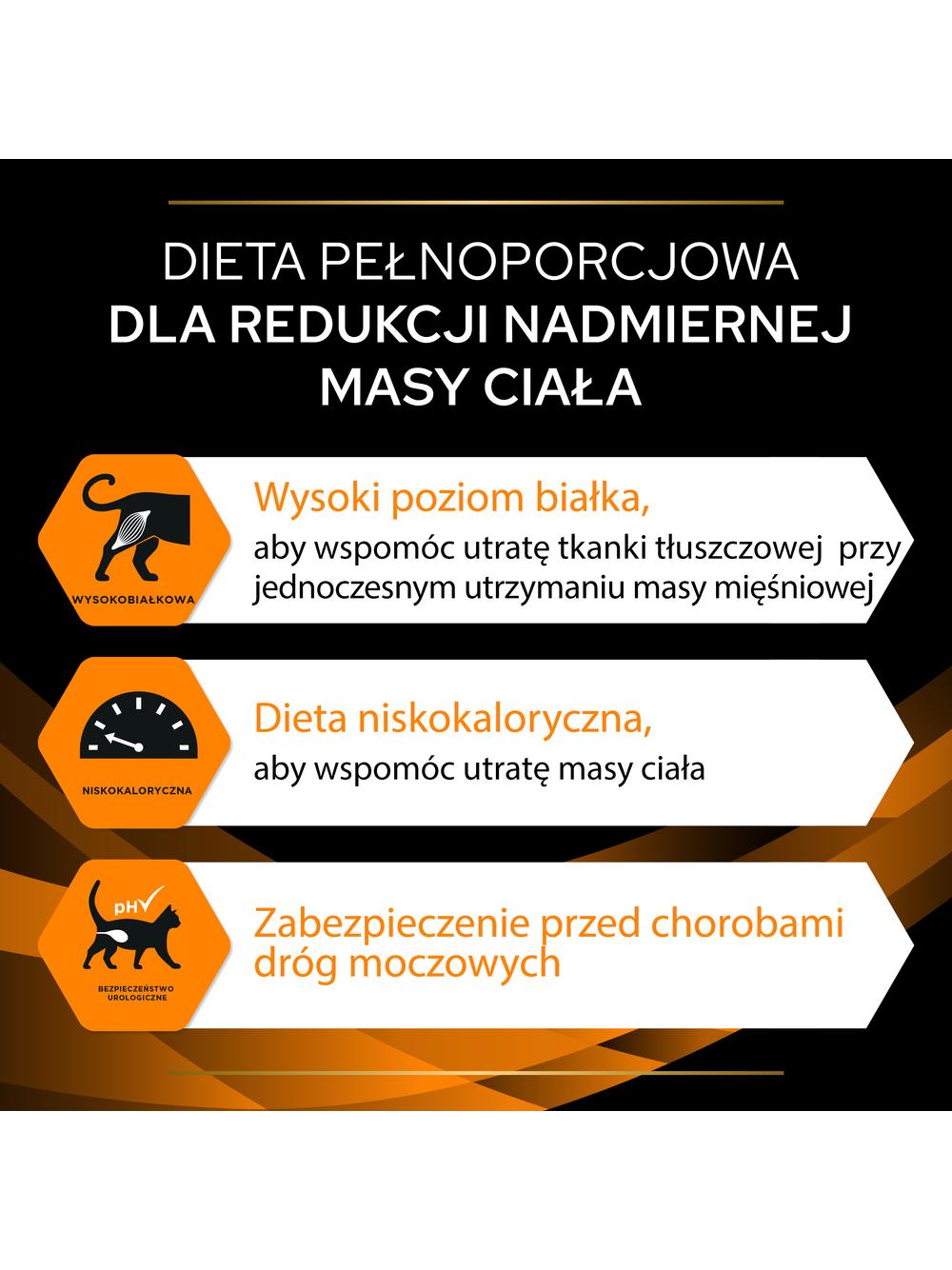 PRO PLAN Veterinary Diets OM St/Ox Obesity Management Karma sucha dla kota 5kg+ niespodzianka dla kota GRATIS!