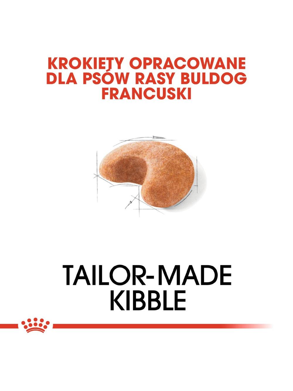 ROYAL CANIN French Bulldog Adult 3kg karma sucha dla psów dorosłych rasy bulldog francuski + 	NIESPODZIANKA DLA PSA GRATIS!!!