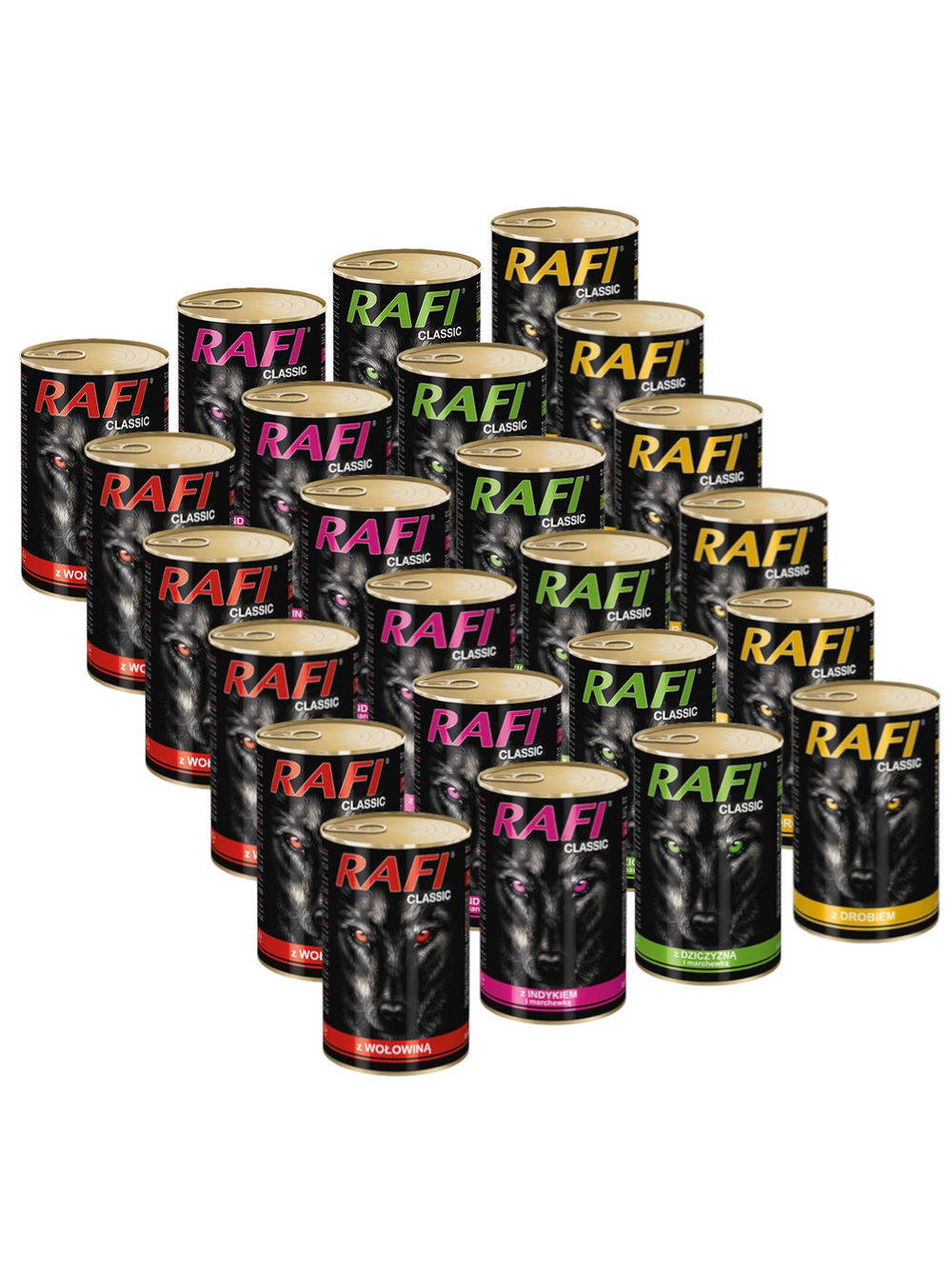 Rafi Classic MIX SMAKÓW w Sosie 24x1240g