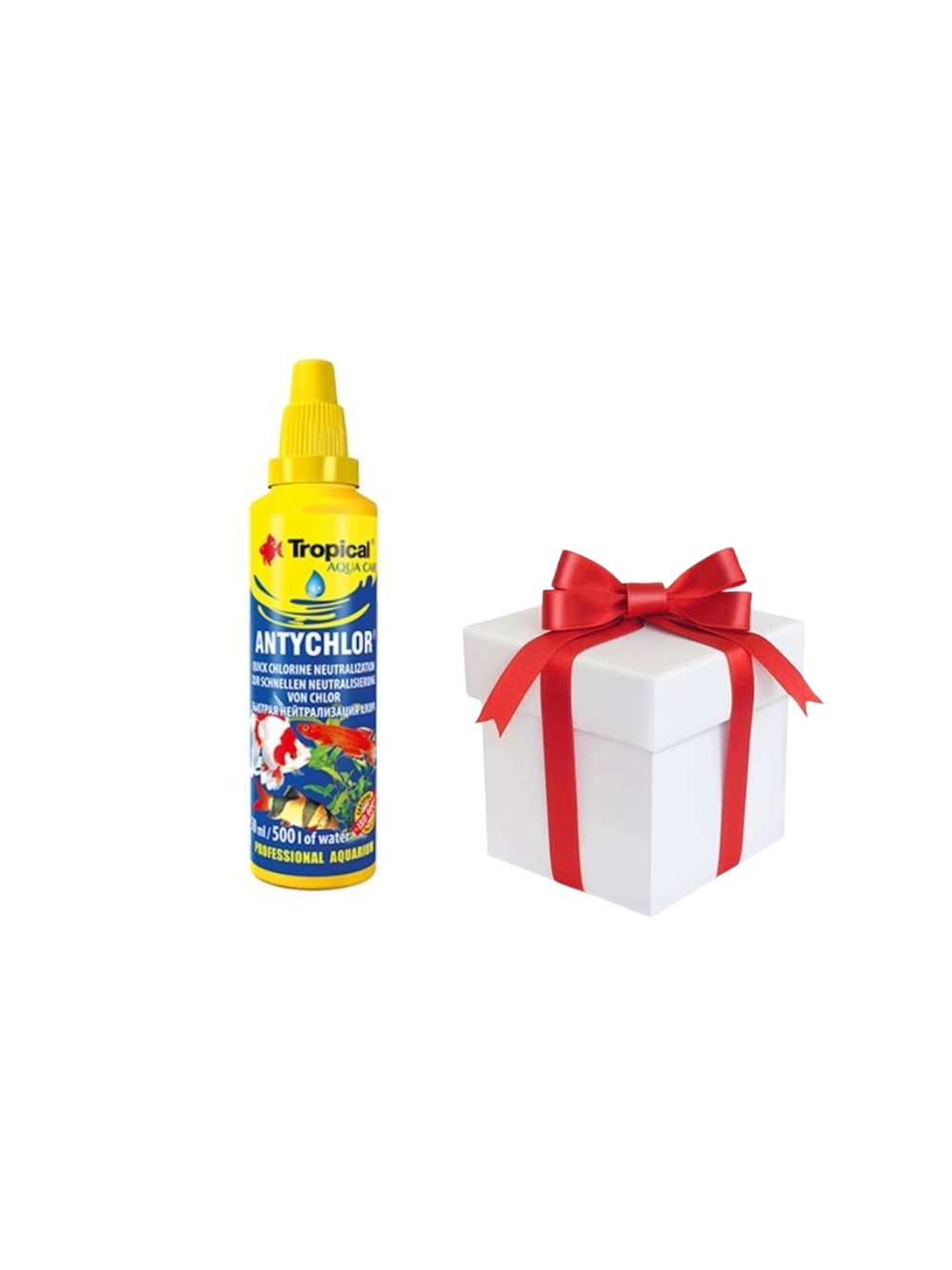 TROPICAL Antychlor 100ml + próbka karmy dla rybek Tropical