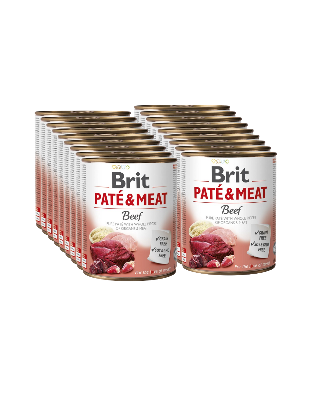 BRIT PATE & MEAT BEEF 18x800g