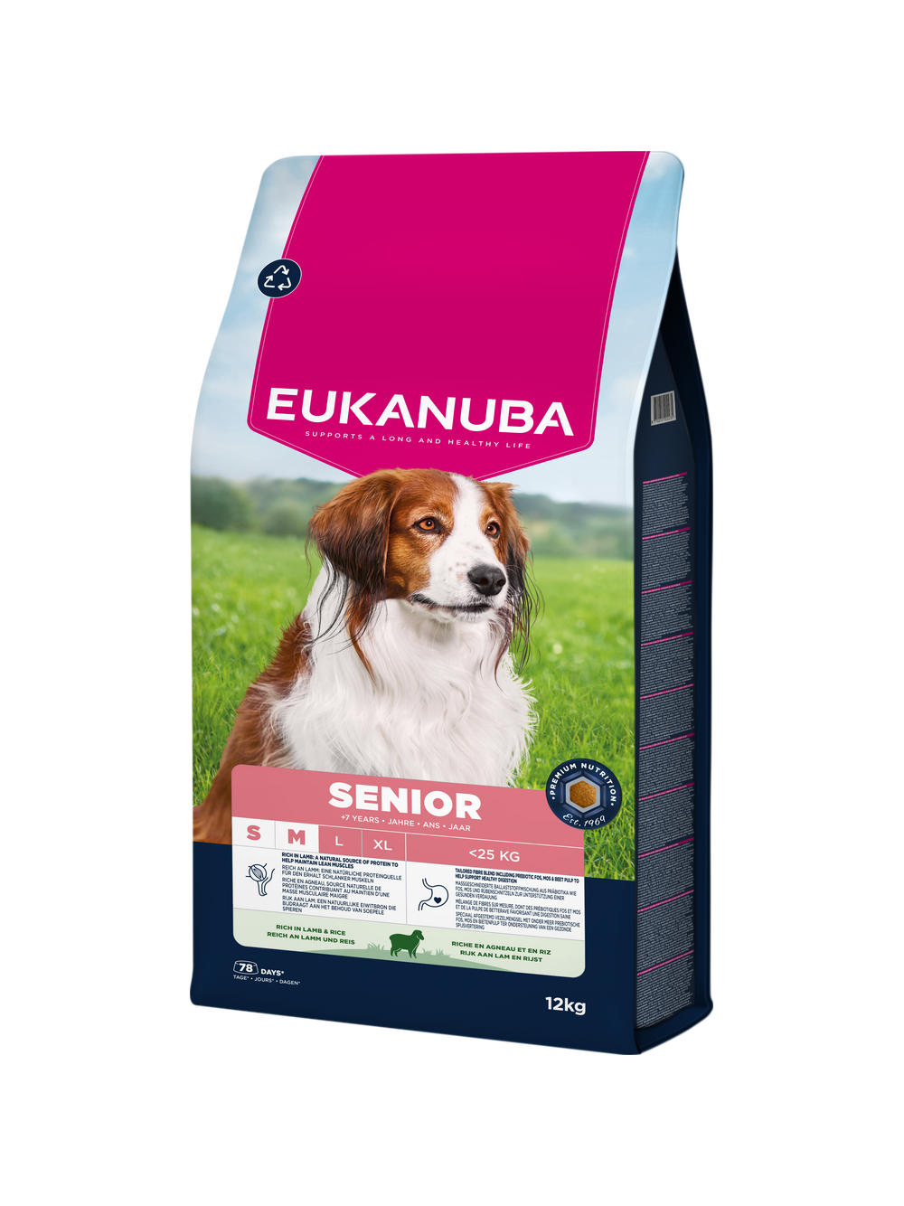 EUKANUBA Mature&Senior Small & Medium Breeds Lamb & Rice 12kg