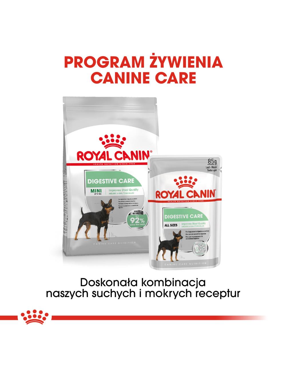 ROYAL CANIN CCN Mini Digestive Care 1kg karma sucha dla psów dorosłych, ras  małych o wrażliwym przewodzie pokarmowym