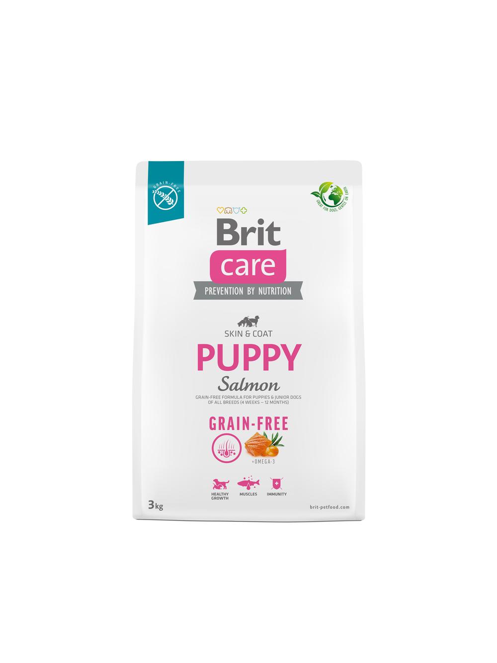 BRIT CARE Dog Grain-free Puppy Salmon 3kg