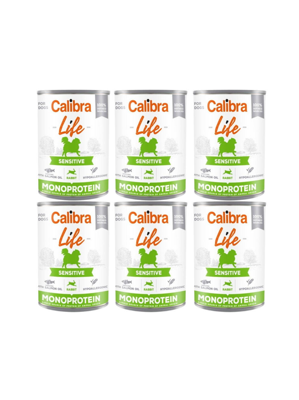 CALIBRA Dog Life Sensitive Rabbit 6x400G