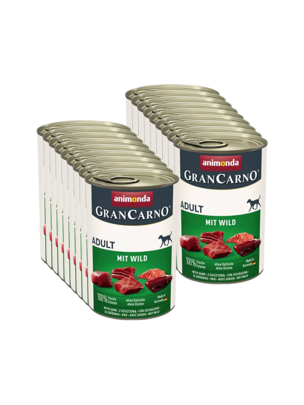 ANIMONDA GranCarno Adult Dog smak: Dziczyzna 18x400g