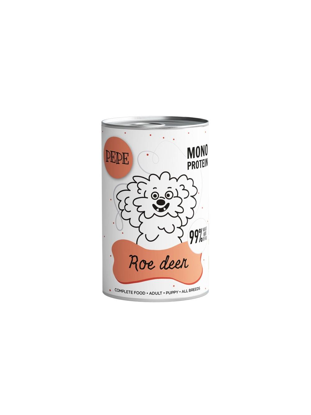 PEPE MONO PROTEIN Roe deer (sarna)  400g