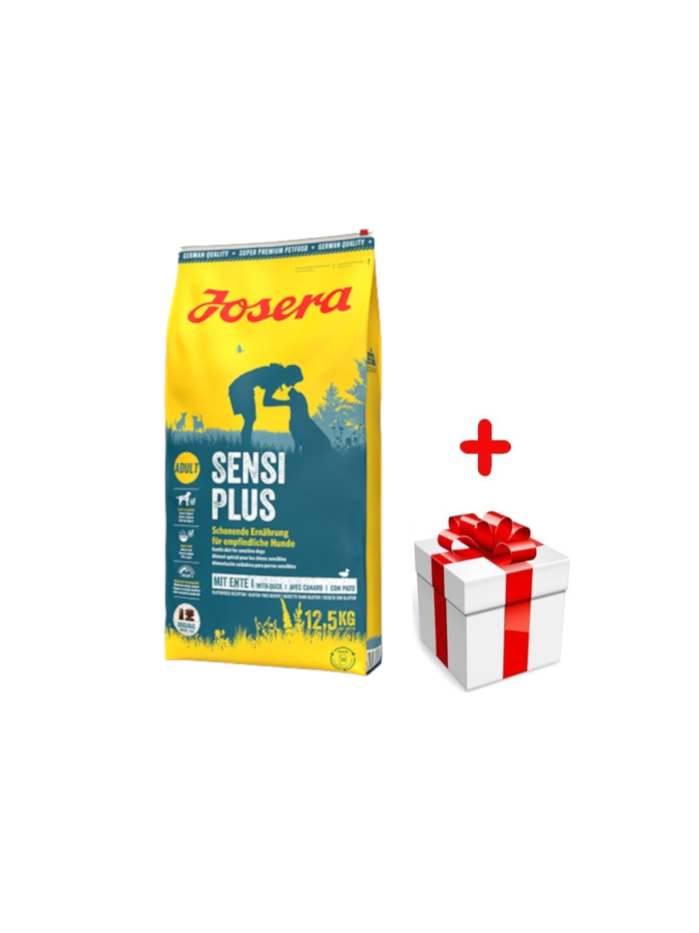 JOSERA SensiPlus 12,5kg + niespodzianka dla psa GRATIS!