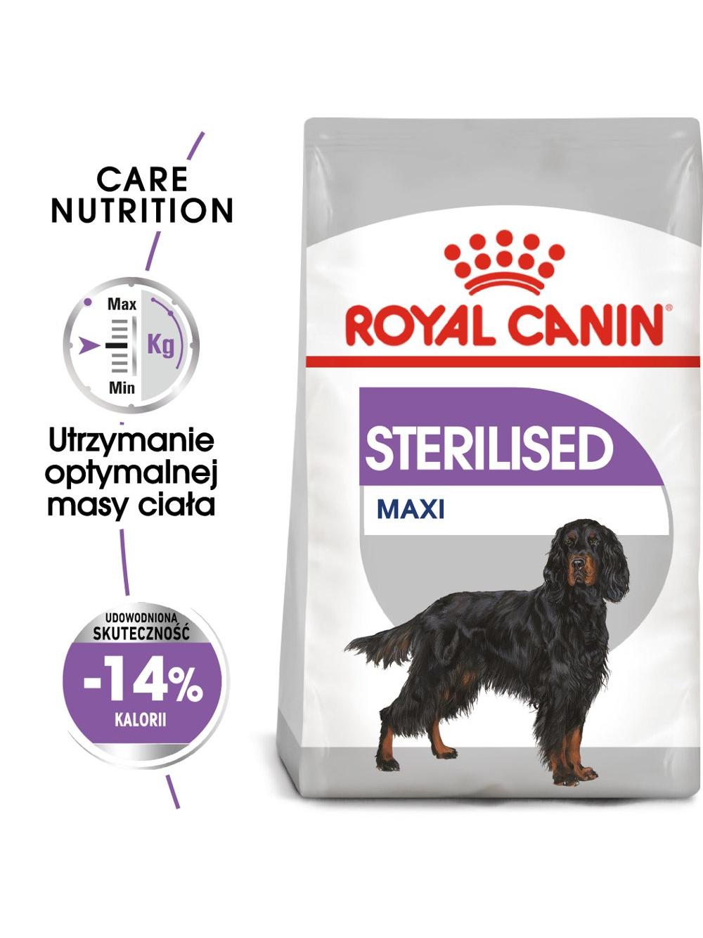 ROYAL CANIN CCN Maxi Sterilised 12kg karma sucha dla psów dorosłych, ras dużych, sterylizowanych