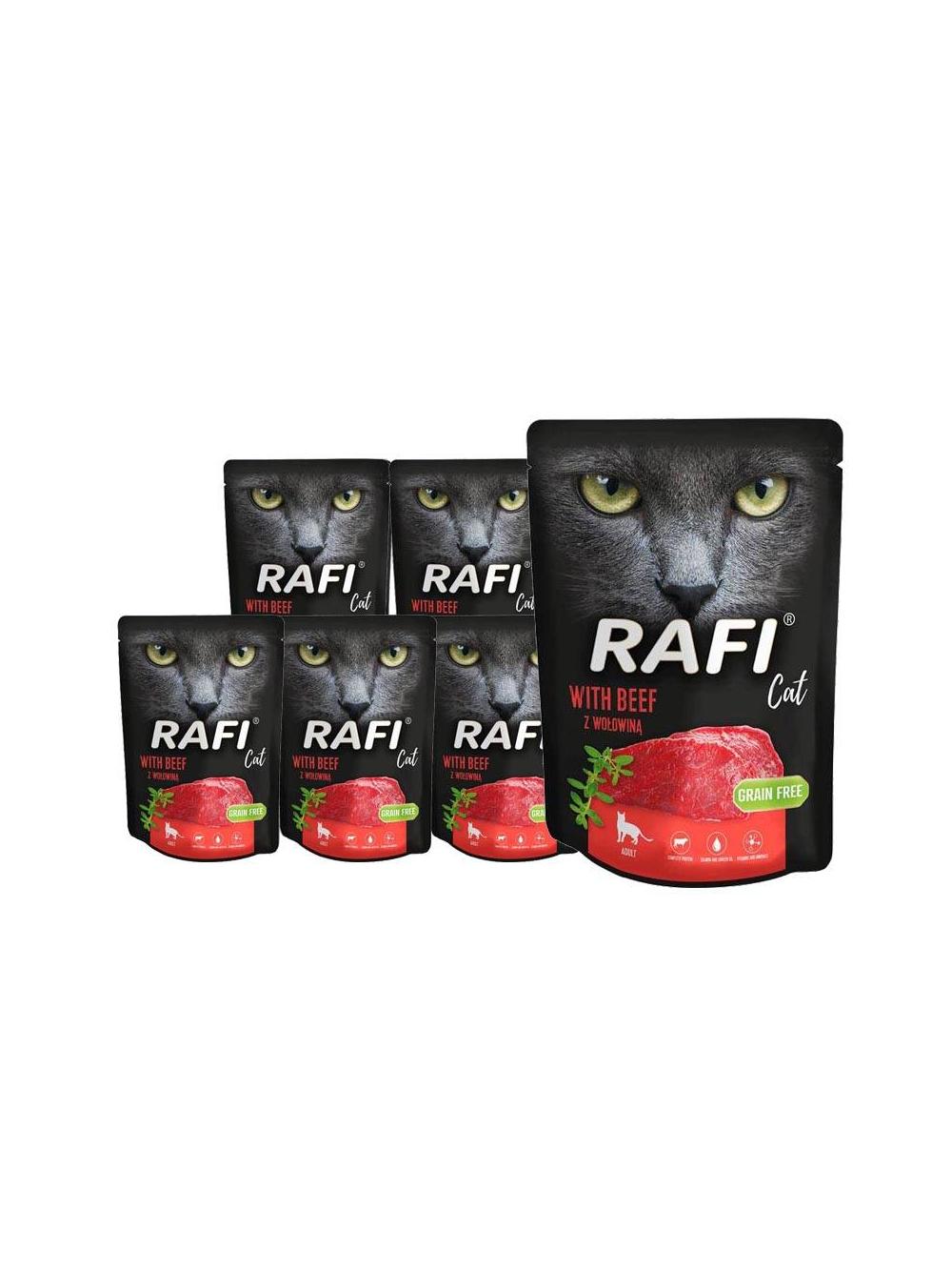 RAFI Cat Adult z wołowiną 10x300g