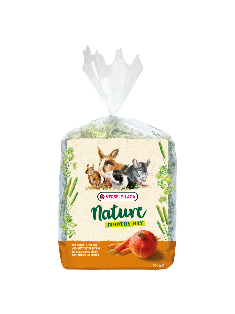 VERSELE LAGA Timothy Hay Carrot & Pumpkin 500g - siano tymotkowe z marchewką i dynią