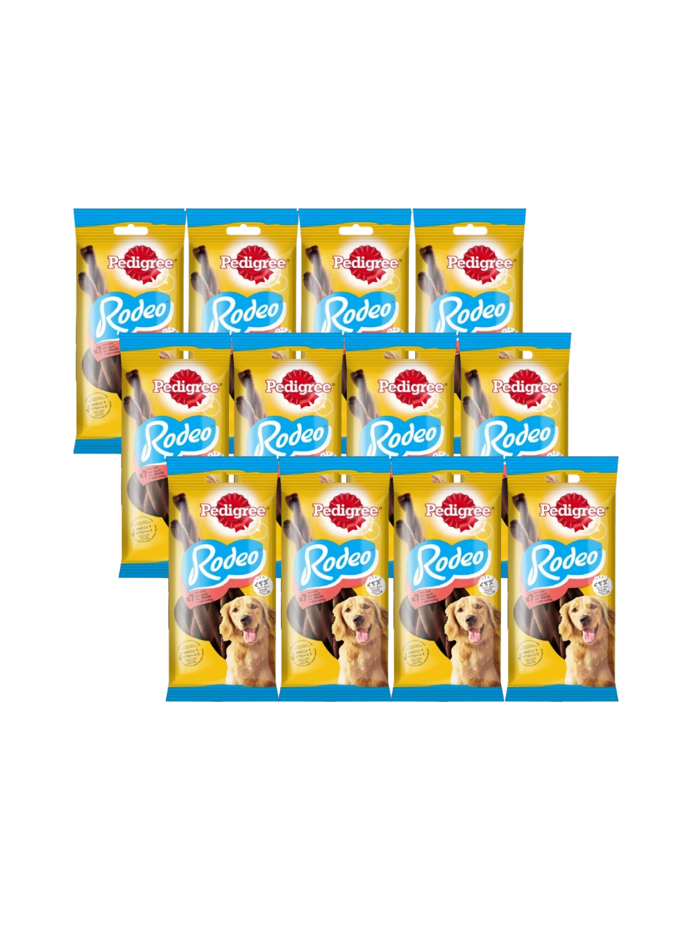 PEDIGREE® Rodeo™ 12x123g - przysmak dla dorosłych psów, z wołowiną