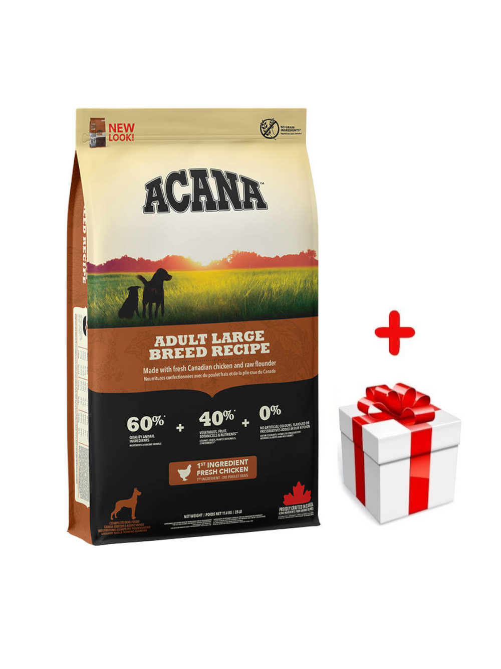 ACANA  Adult Large Breed 11,4kg + niespodzianka dla psa GRATIS!