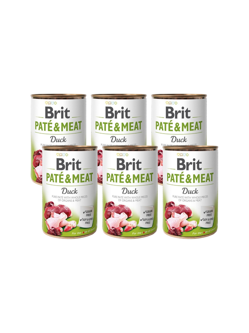BRIT PATE & MEAT DUCK 6x400g