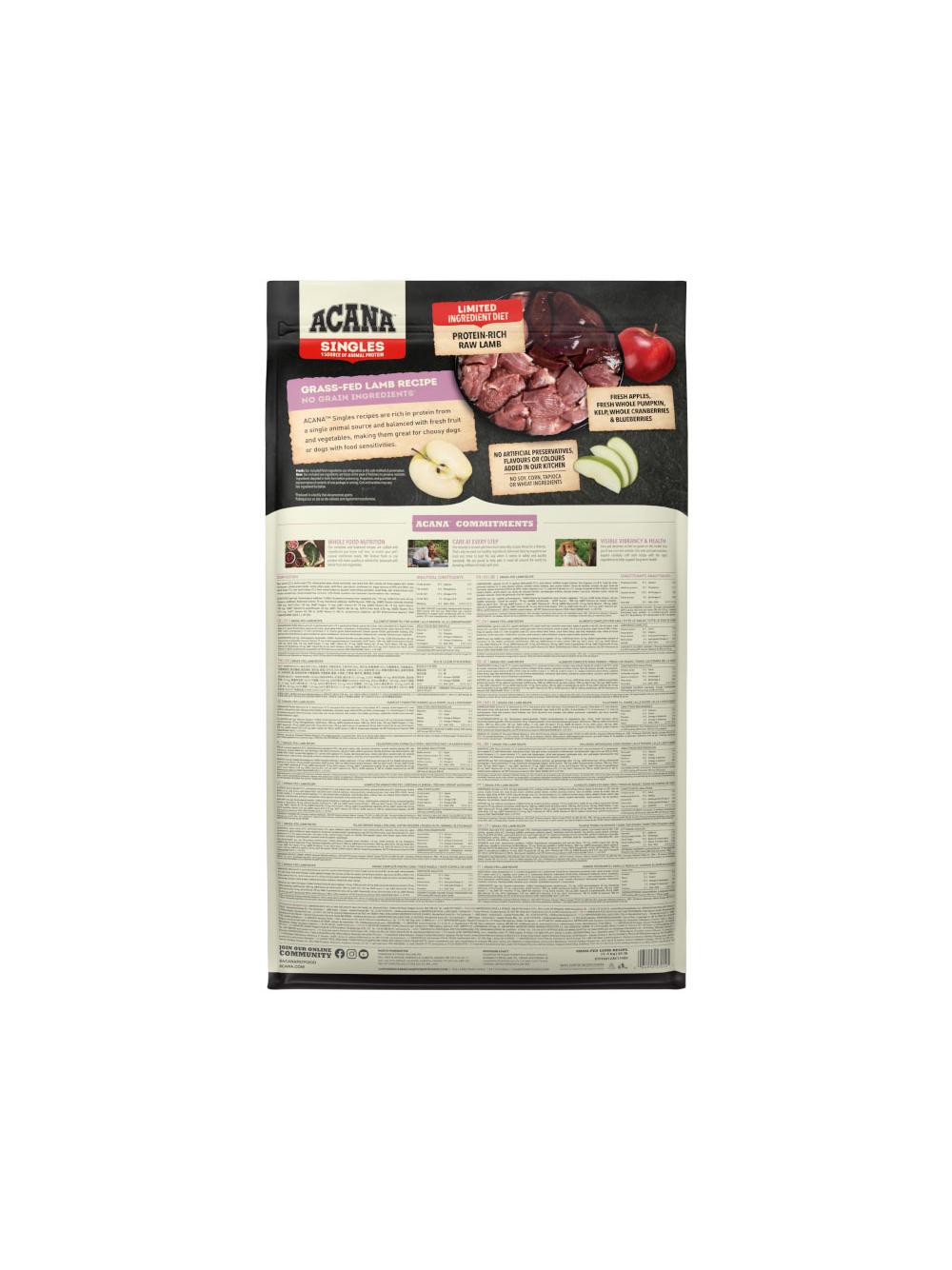 ACANA SINGLES Grass-Fed Lamb 11,4kg