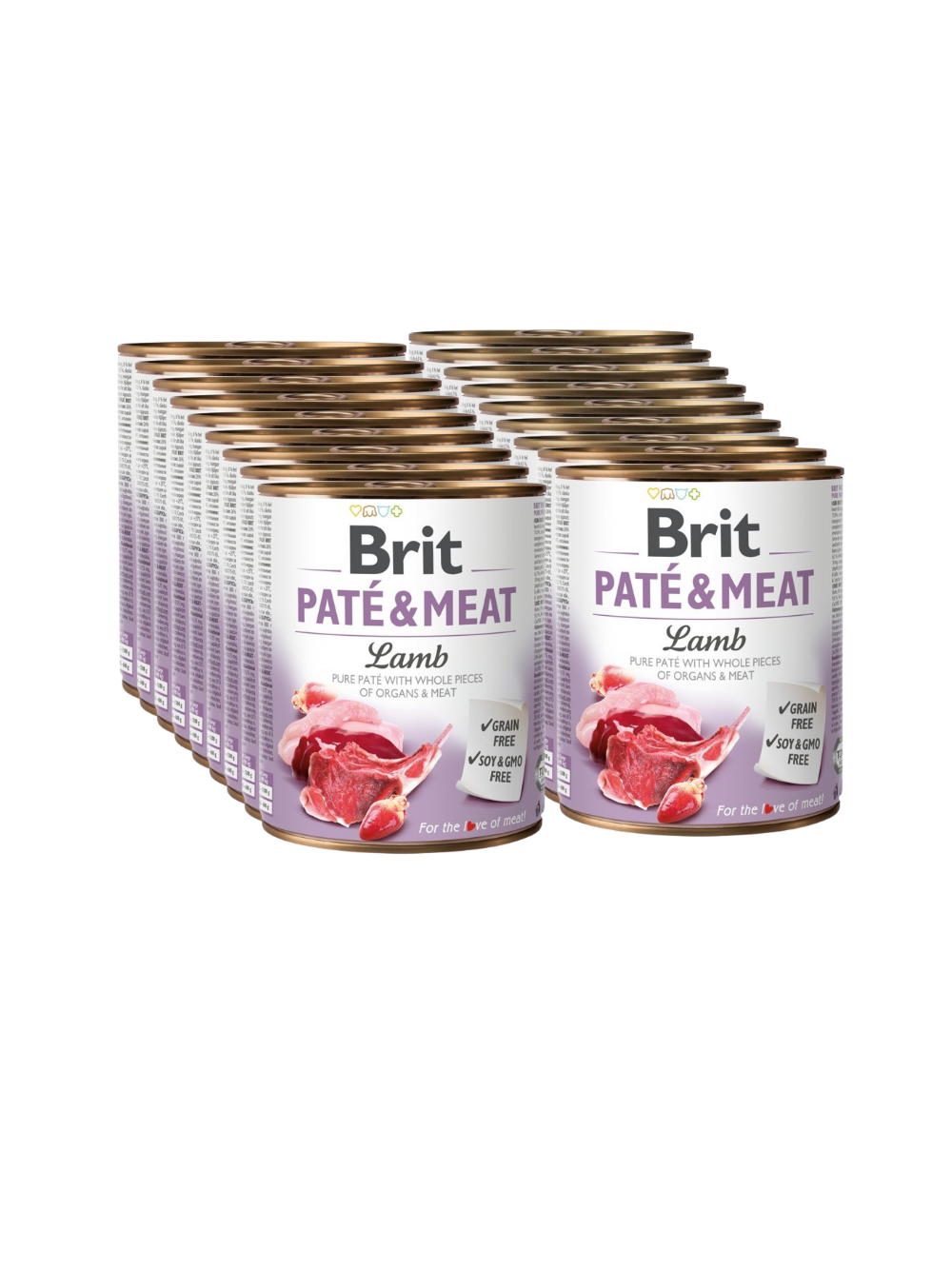 BRIT PATE & MEAT LAMB 18x800g