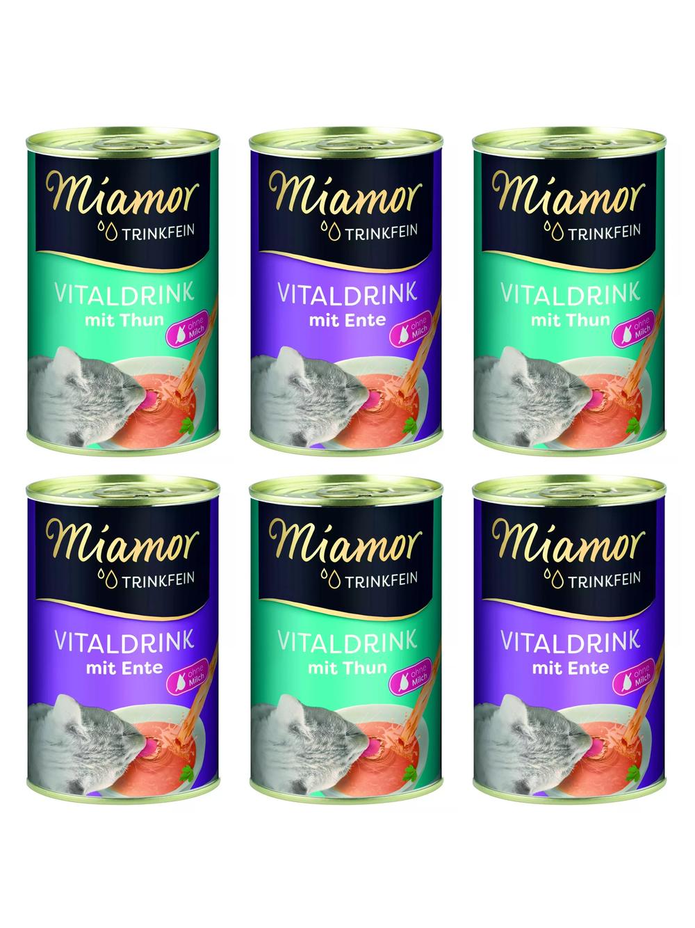 Miamor VitalDrink Mix smaków 6x135ml