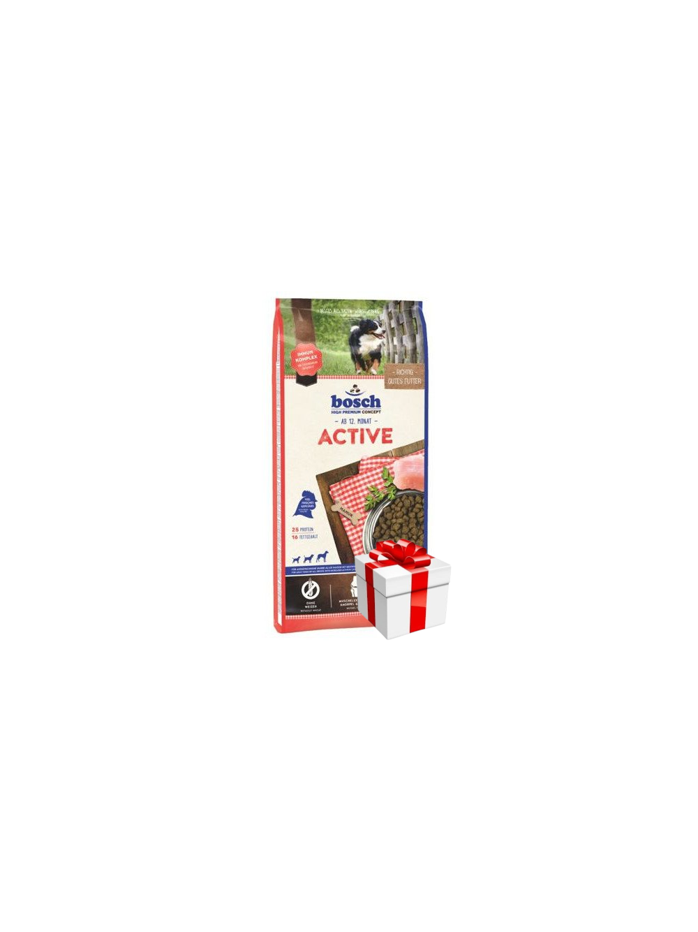 Bosch Active, drób (nowa receptura) 15kg + Niespodzianka dla psa GRATIS
