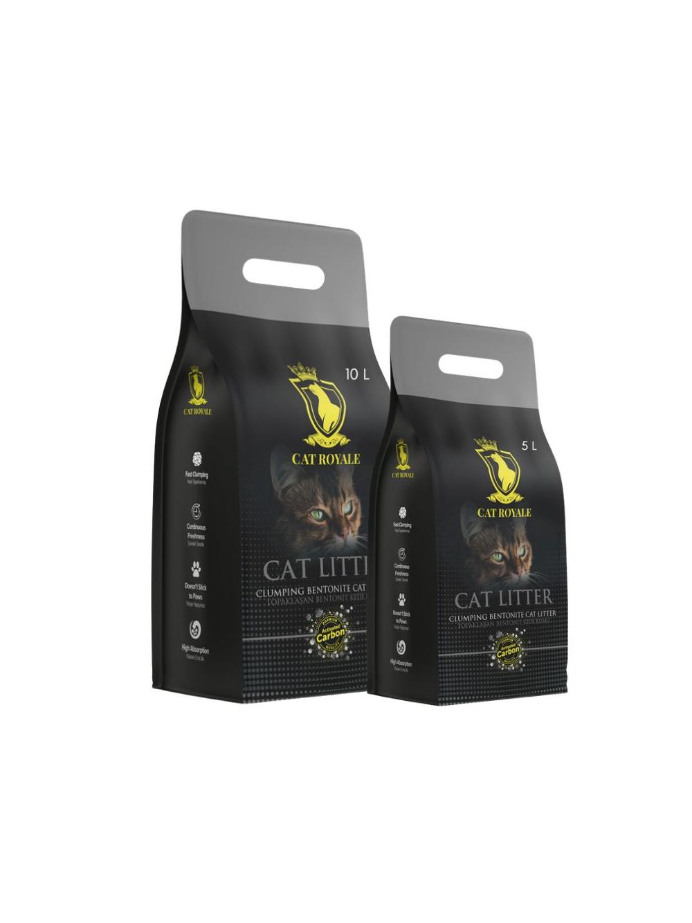 Cat Royale Activated Carbon żwirek bentonitowy 15l (10 + 5l)