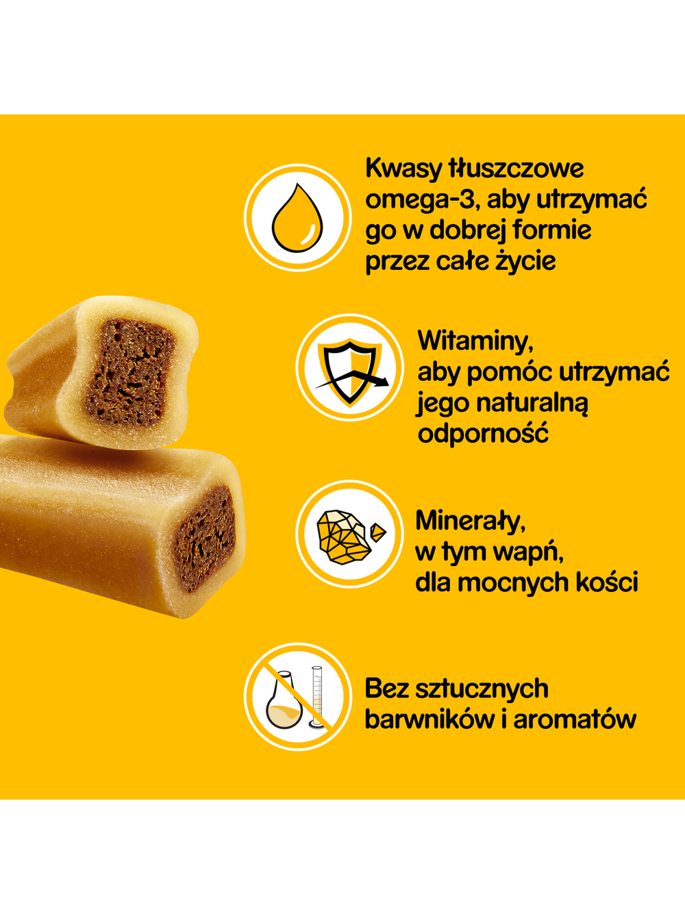 PEDIGREE® Jumbone™ 12x180g – przysmak dla dorosłych psów, o smaku wołowiny i drobiu