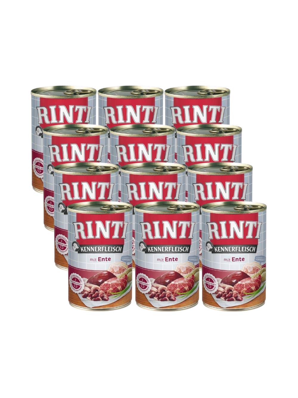 Rinti Kennerfleisch Ente karma mokra dla psa - kaczka 12x400g