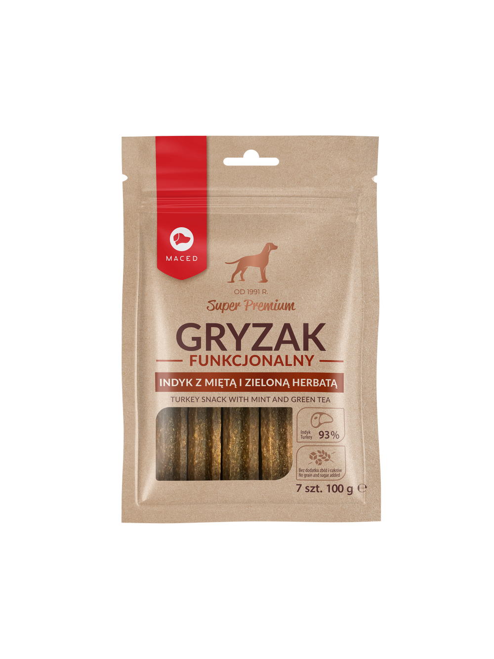 MACED Gryzak z miętą i herbatą 100 g