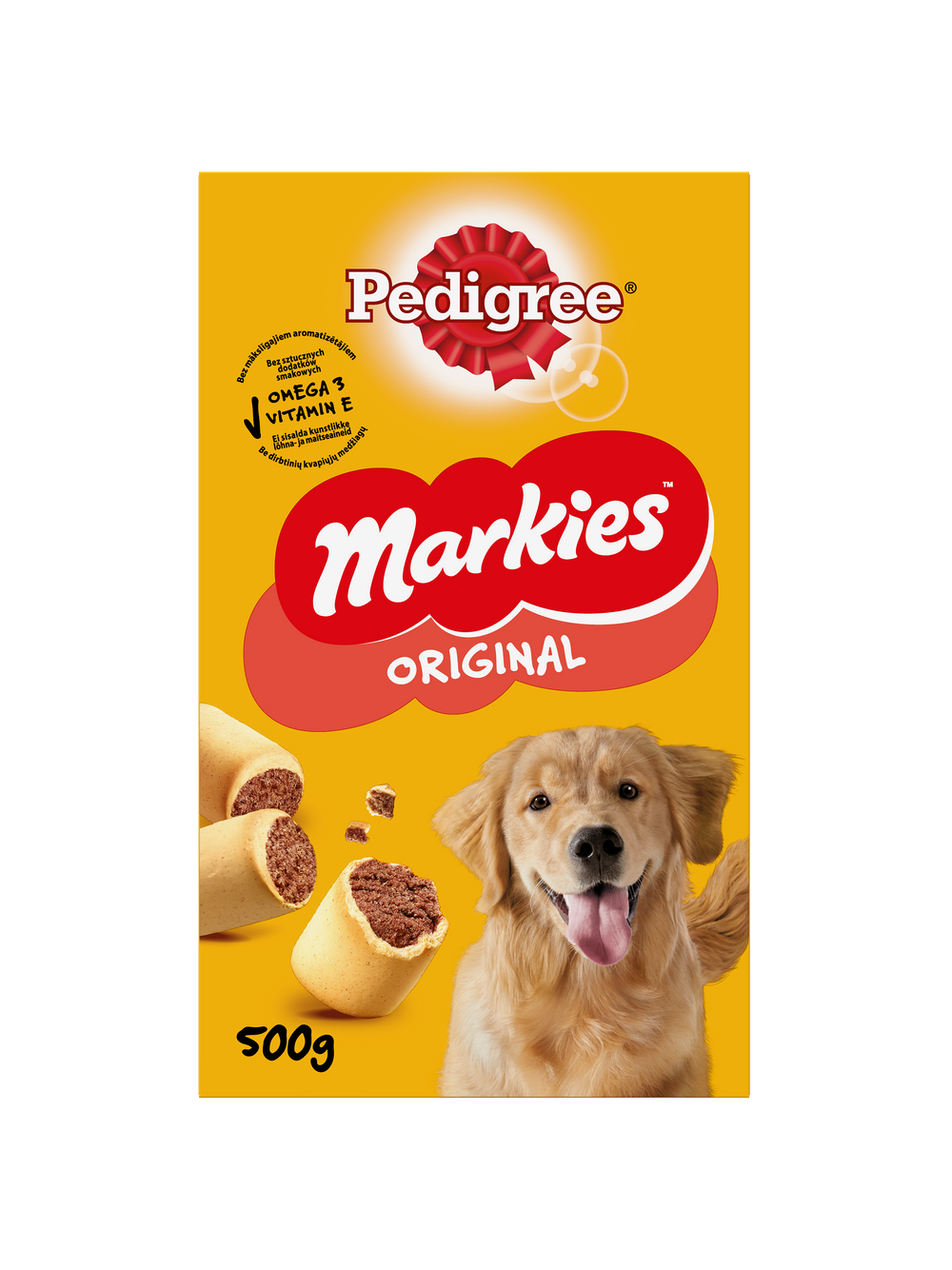 PEDIGREE® Markies™ Original 500g - chrupiące ciasteczka dorosłych dla psów