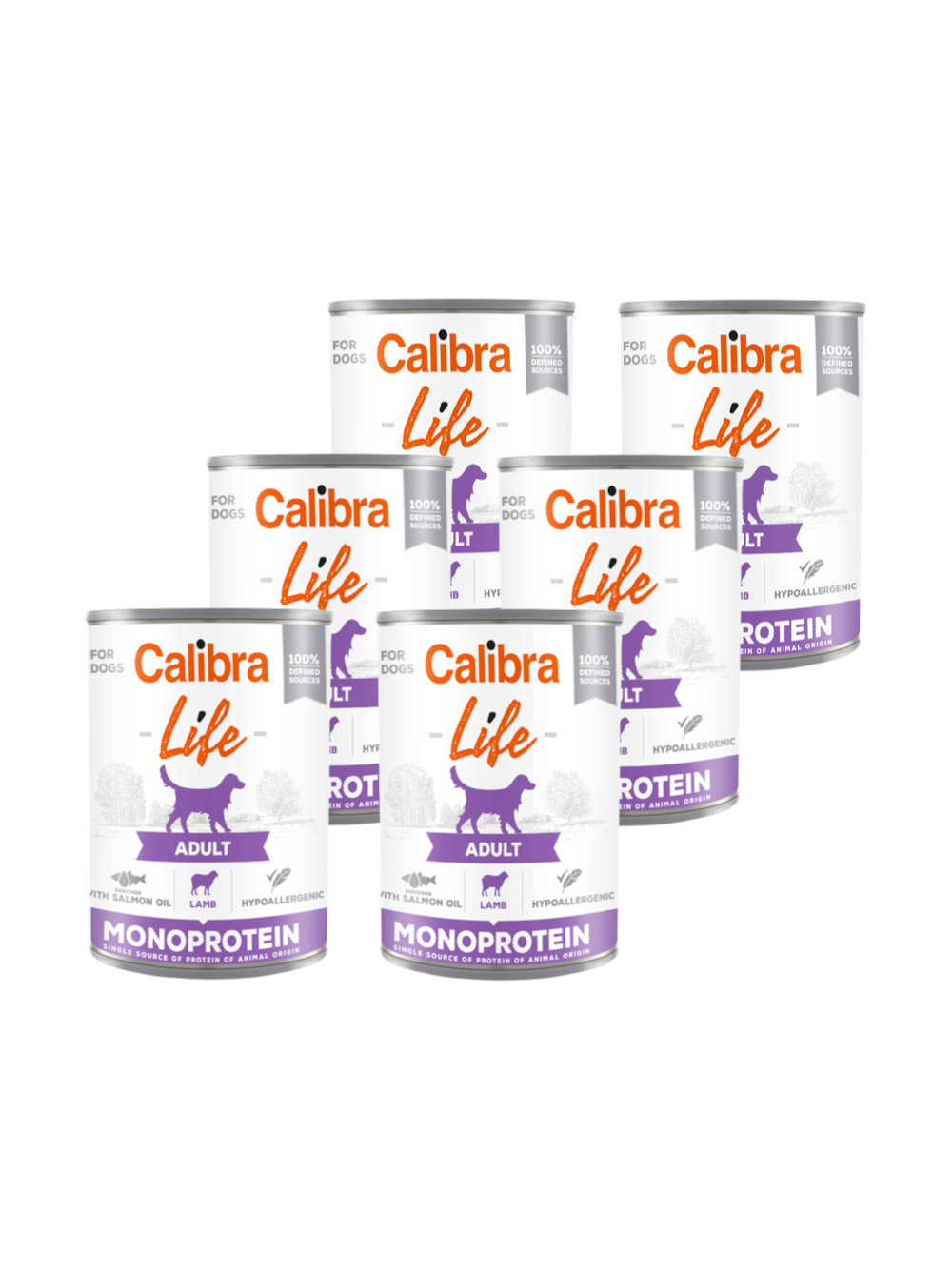 CALIBRA Dog Life Adult Lamb 6x400g