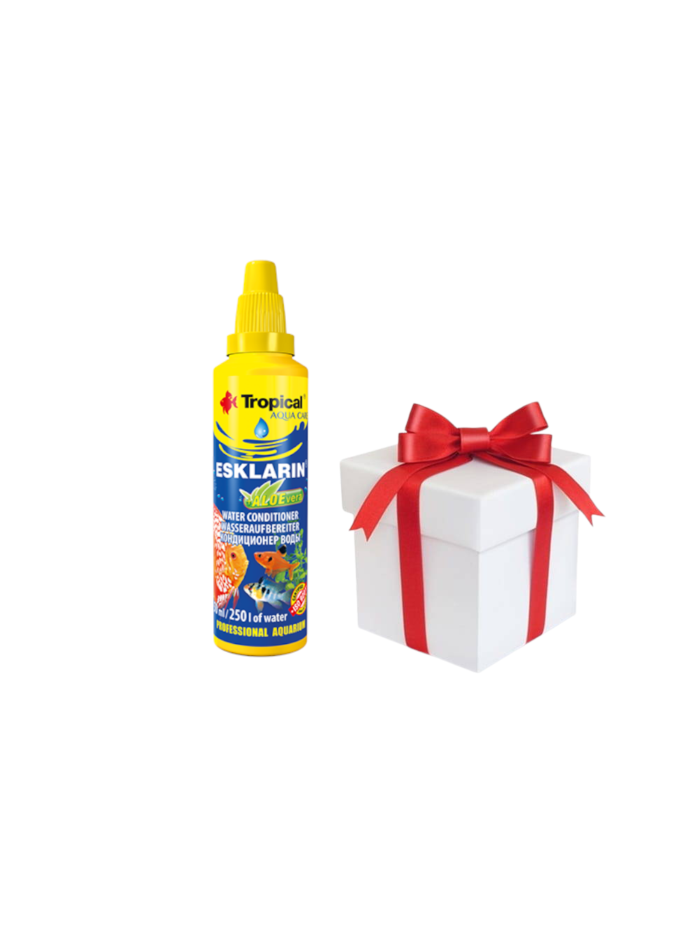 TROPICAL Esklarin + Aloevera 30ml + próbka karmy dla rybek Tropical
