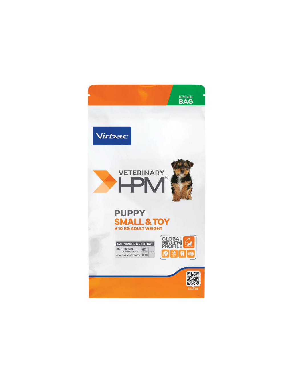 VIRBAC Puppy Small & Toy Dog 400g karma sucha dla szczeniąt ras małych oraz suk karmiących