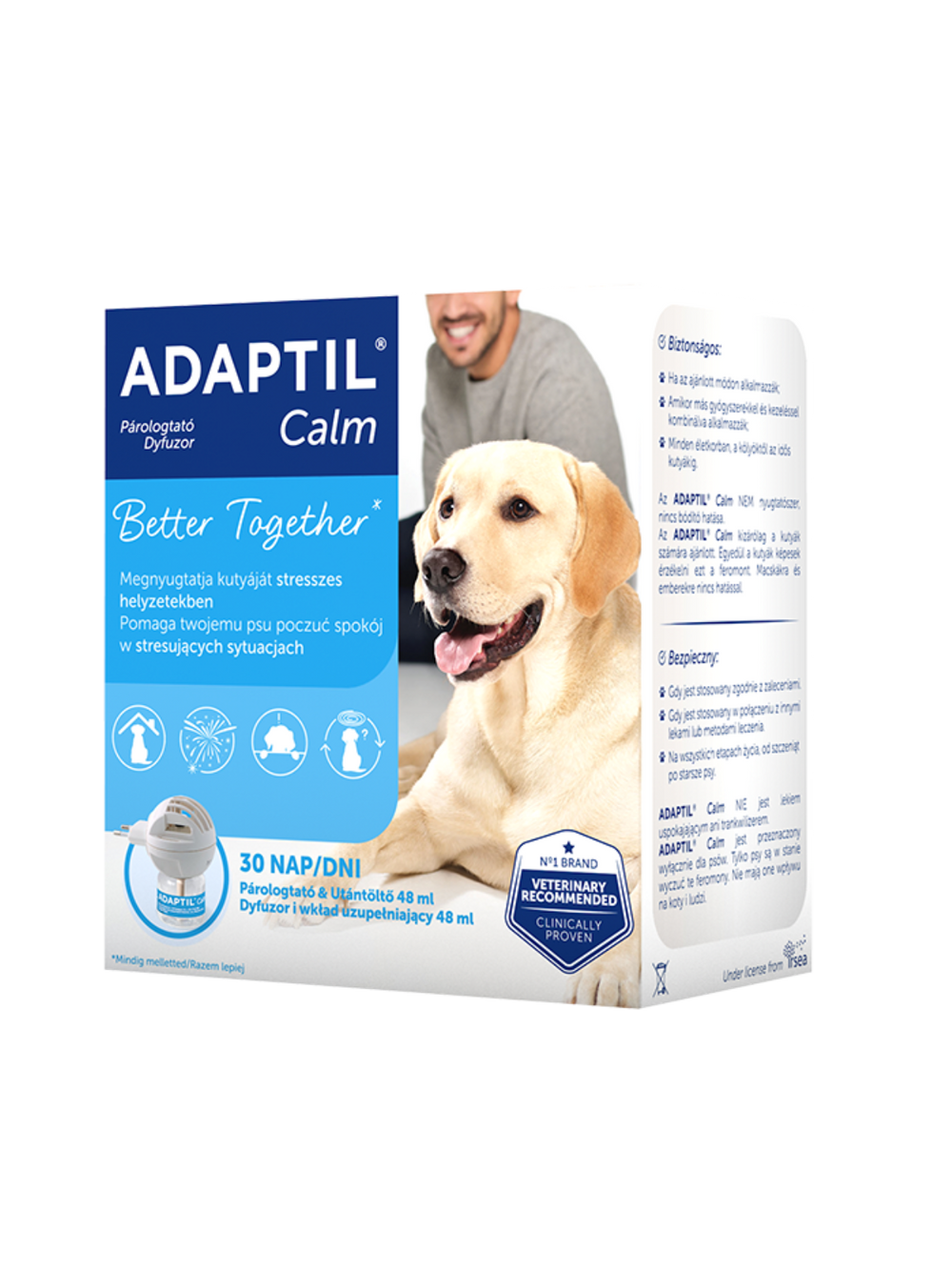 ADAPTIL D.A.P. psie feromony Dyfuzor elektryczny + Wkład 48ml