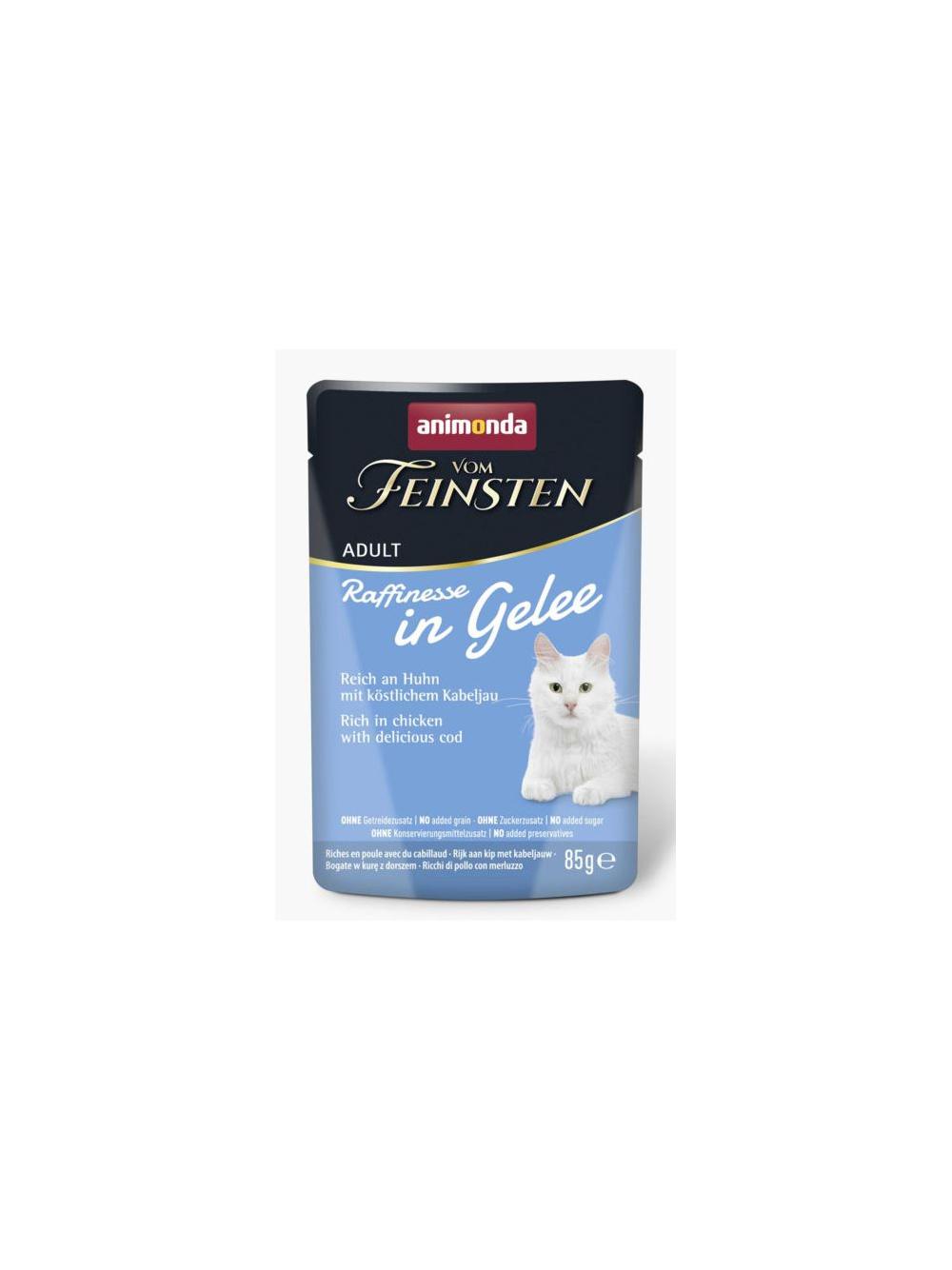 ANIMONDA Vom Feinsten Raffinesse kurczak z dorszem w galarecie 24x85g
