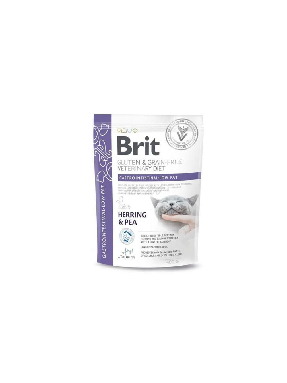 BRIT GF Veterinary Diets Cat Gastrointestinal-Low Fat 400g