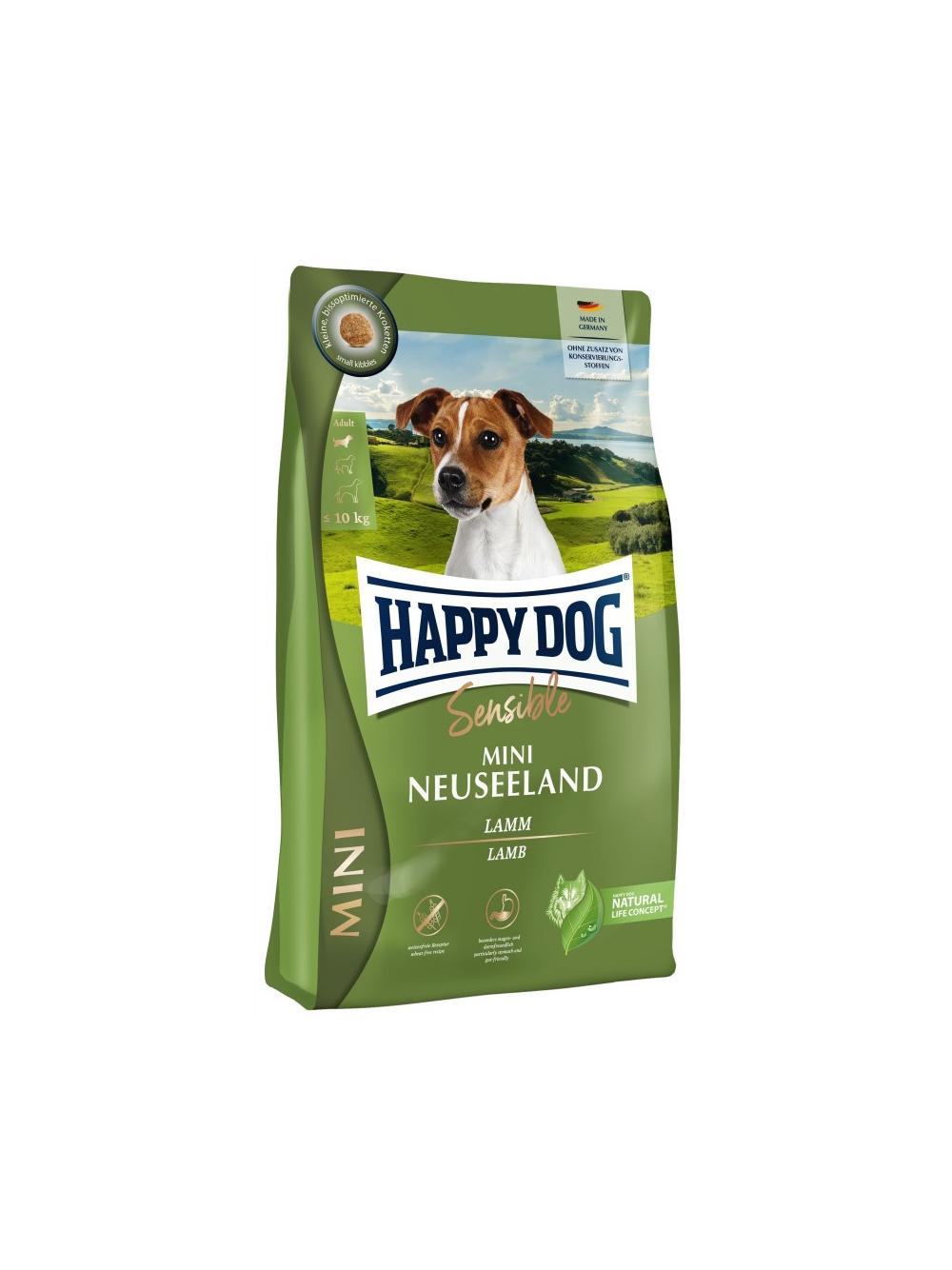 Happy Dog Mini New Zeland 10kg + niespodzianka dla psa GRATIS!