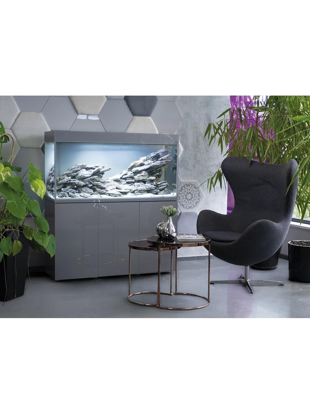 AQUAEL ZESTAW GLOSSY ST 150 D&N SZARY + SZAFKA