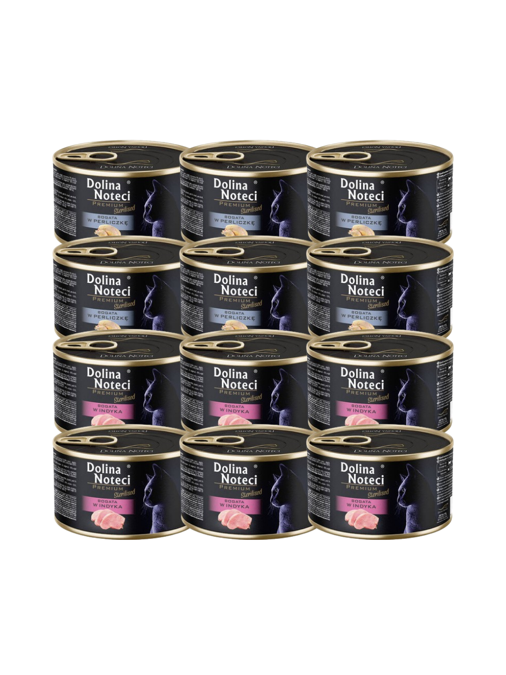 DOLINA NOTECI Premium Sterilised dla kota MIX SMAKÓW 12x185g