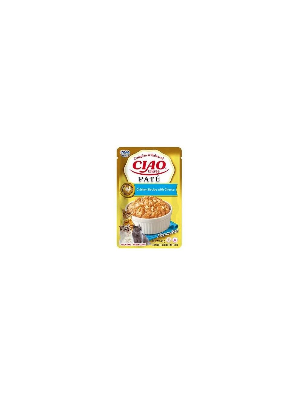INABA CAT CIAO ENTRÉE PATE- kurczak i ser 40g