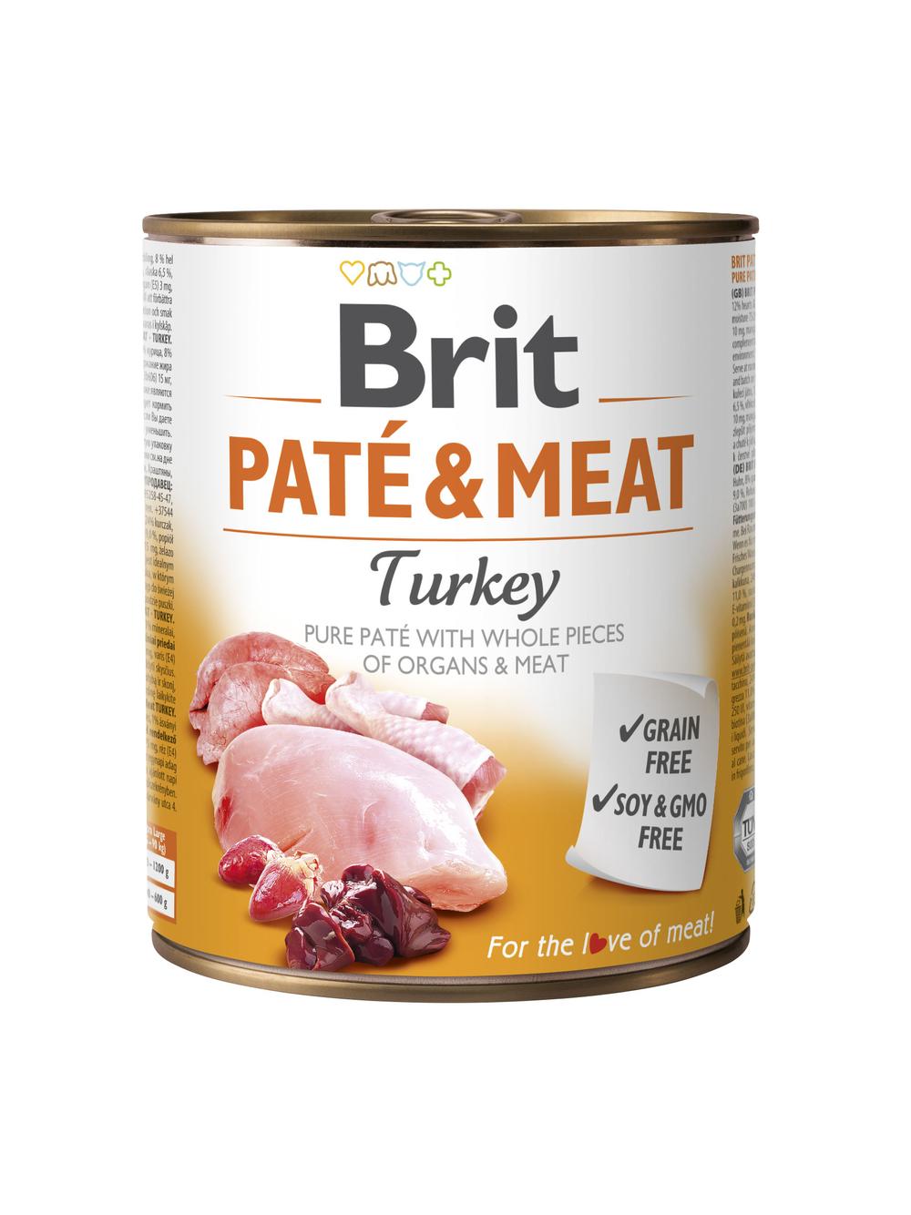 BRIT PATE & MEAT TURKEY 12x800g