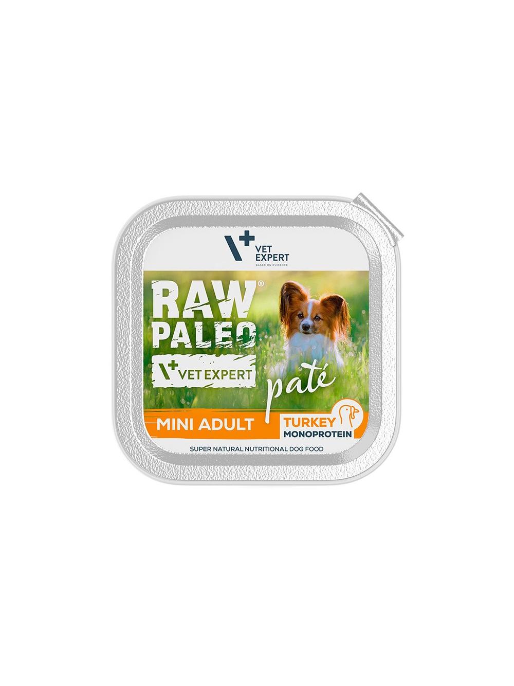 Vetexpert Raw Paleo Pate Mini Adult Turkey 150g - indyk tacka