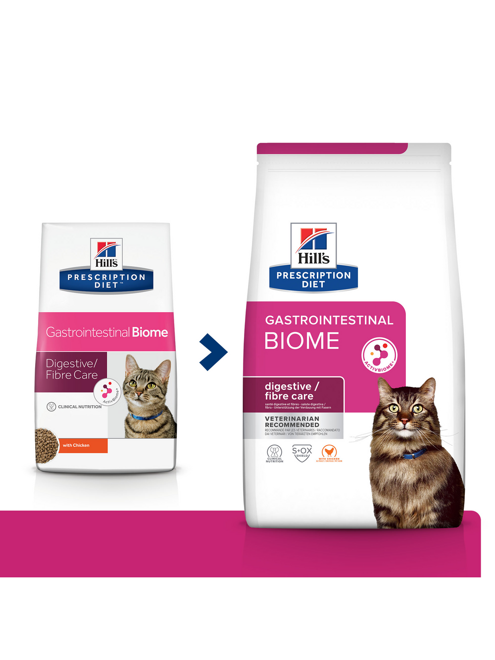 HILL'S PD Prescription Diet Feline Gastrointestinal Biome 3kg opakowanie uszkodzone (8730)
