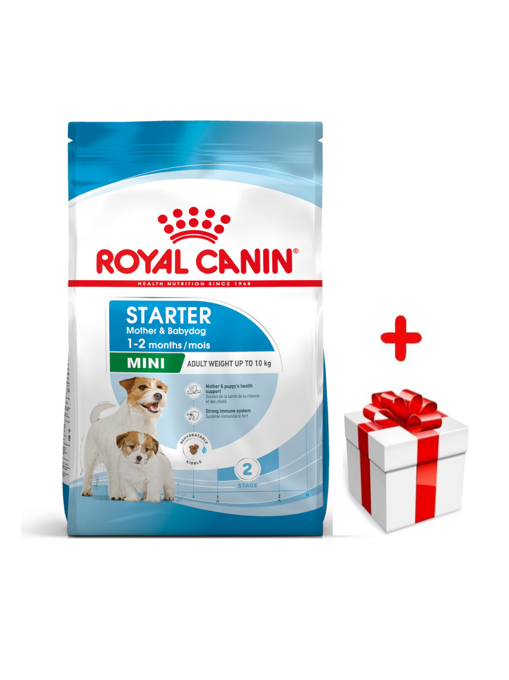 ROYAL CANIN Mini Starter Mother & Babydog 1kg karma sucha dla suk w ciąży i okresie laktacji oraz szczeniąt, od 4 do 8 tygodnia, ras małych  + niespodzianka dla psa GRATIS!