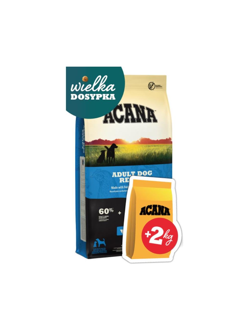 ACANA Adult Dog 17kg + 2kg (WIELKA DOSYPKA)