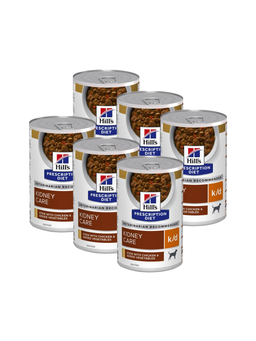 HILL'S PD Prescription Diet Canine k/d kurczak (gulasz) 6x354g- puszka