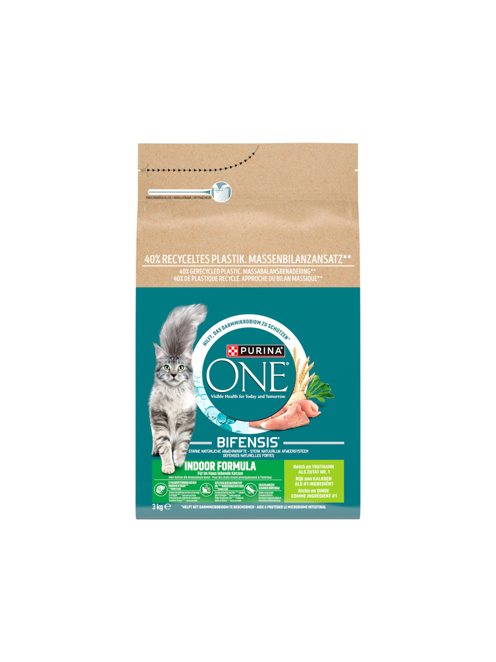 Purina One Indoor Cat Adult Karma z indykiem dla kota 3kg